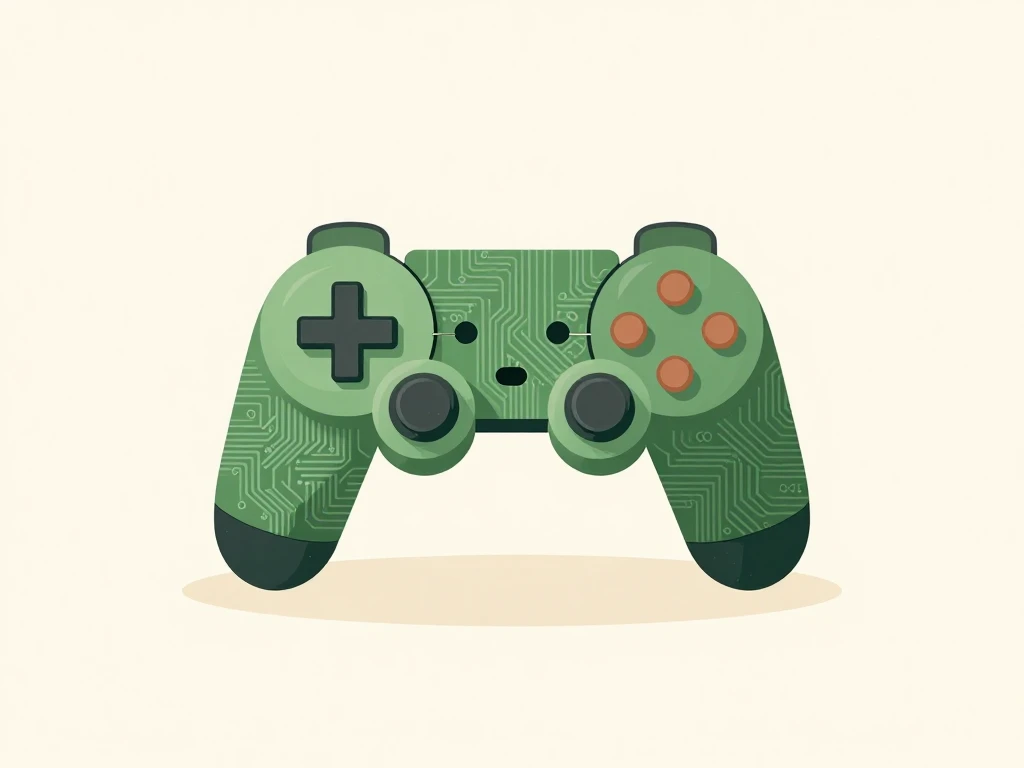 A flat vector illustration in Oak City Intelligence's house style for "Six Years to Decompile Melee. The Last Mile Took Days.."