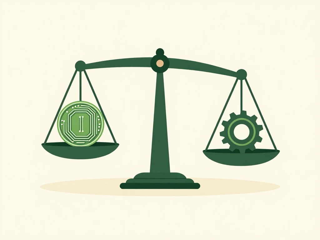 A flat vector illustration in Oak City Intelligence's house style for "What It's Actually Worth."